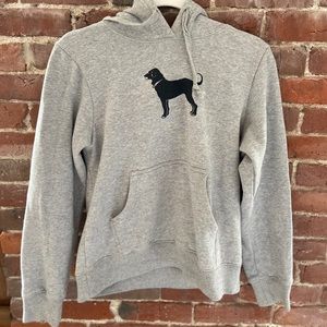Black dog hoodie
